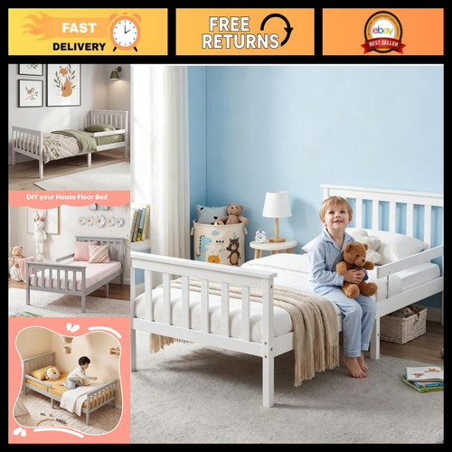Wooden single bed frame - single,