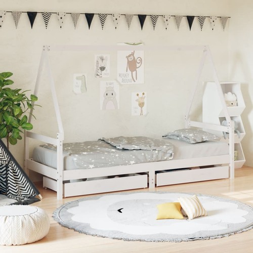 Vidaxl kids bed frame - kids, with