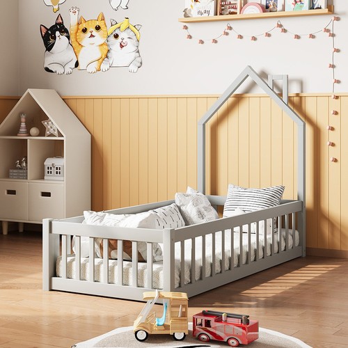 Kids house bed frame - kids, pine