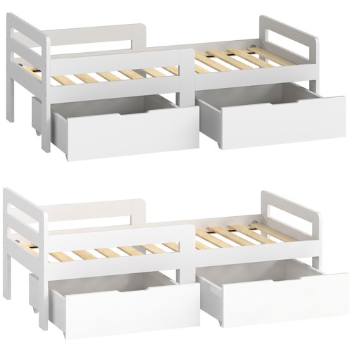 Wooden kids bed frame - wooden, 2