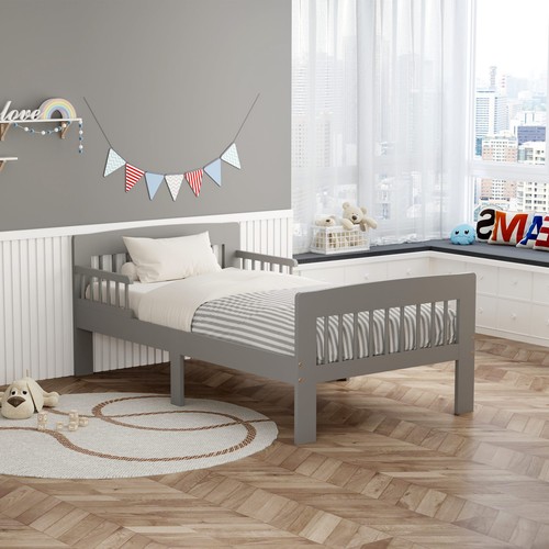 Wooden single bed toddler - toddler, kids