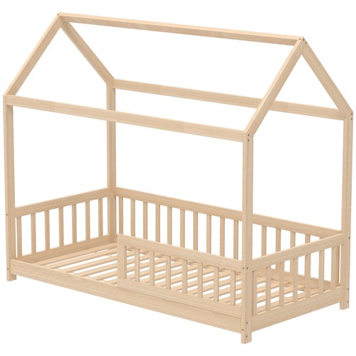 Homcom house shaped kids bed - kids,