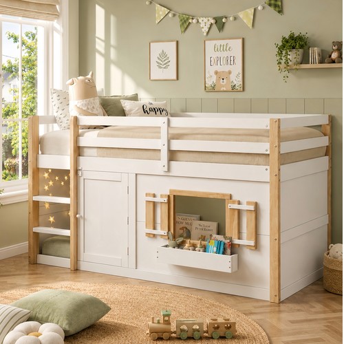 3ft single kids mid sleeper - kids,