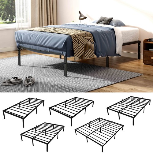 Black metal bed frame heavy - metal,