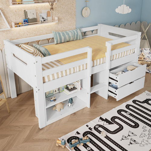 Kids mid sleeper bed sale - mid,