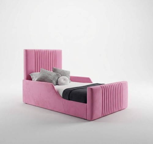 Middle lines kids bed - lines,
