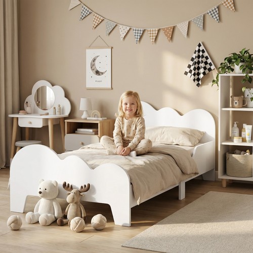 Toddler bed cloud - bed,, cloud-themed