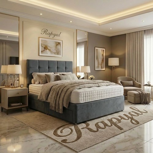 Plush divan bed - plush, set