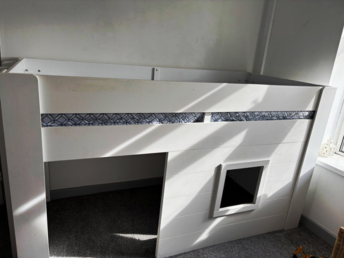 Kids wooden mid - wooden, bed