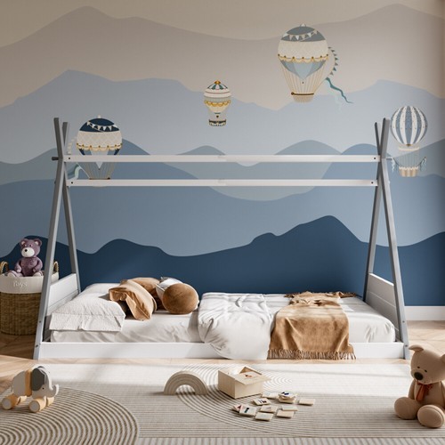Junior wooden house bed - junior,
