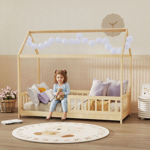 House shaped kids bed frame - house-shaped,