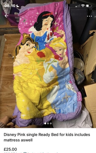 Disney pink single ready - single, bed