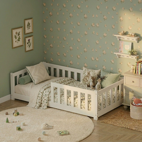 Toddler bed frame enclosed - bed,