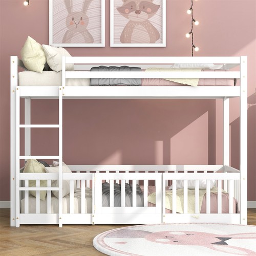 Bunk bed with - bed, and