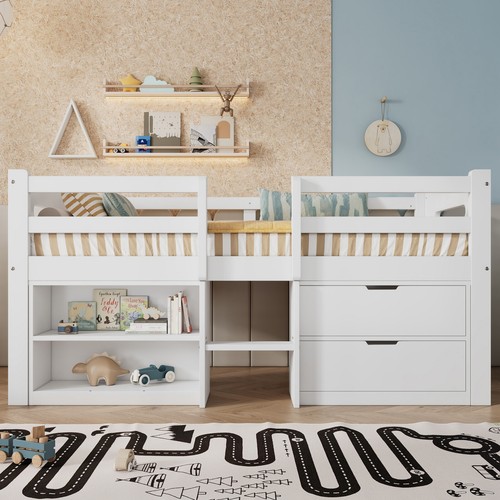 3ft kids single wooden bed - 3ft,
