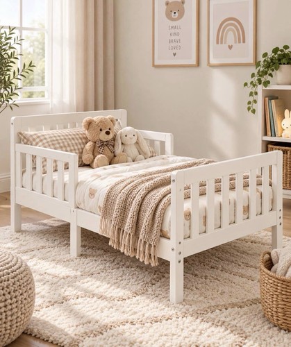 White wooden toddler junior - wooden, /