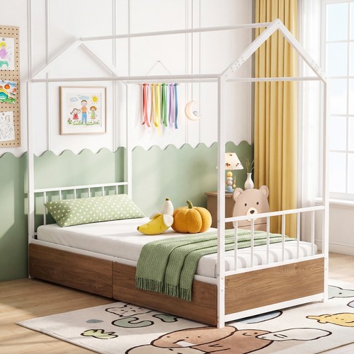 Kids house shaped bed frame - kids, house-shaped
