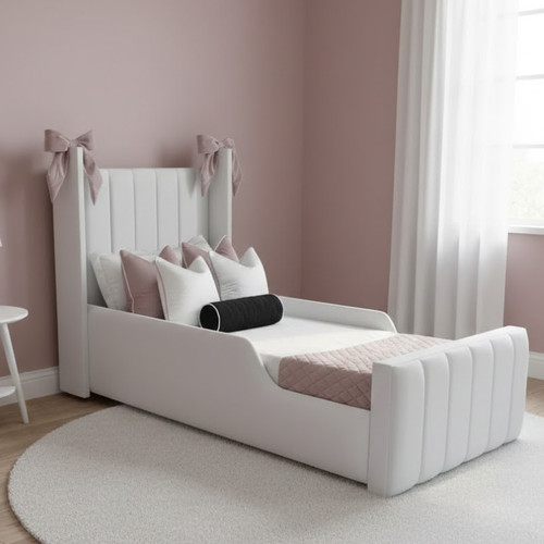 Winged panel kids bed - winged,