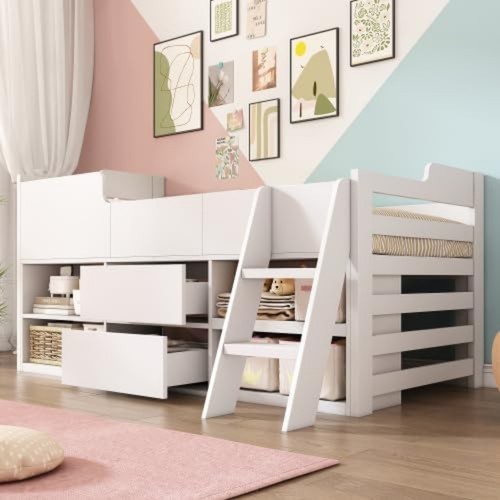 Kids mid sleeper cabin - cabin, bed